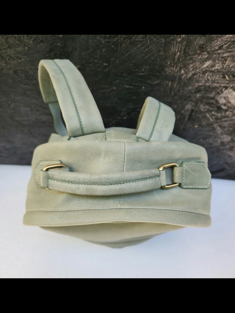 I Medici Firenze Verde Leather Backpack